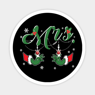 Chest Nuts Christmas ELF Xmas, Mrs. Santa Claus Magnet